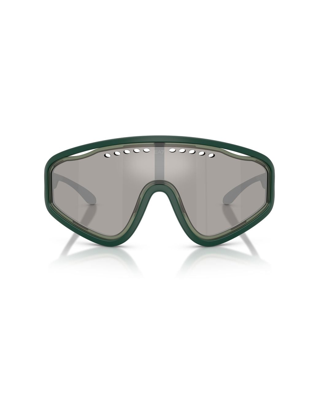 Moncler Black Q74005 63506G Sunglasses Injected Geometric Mirror for men