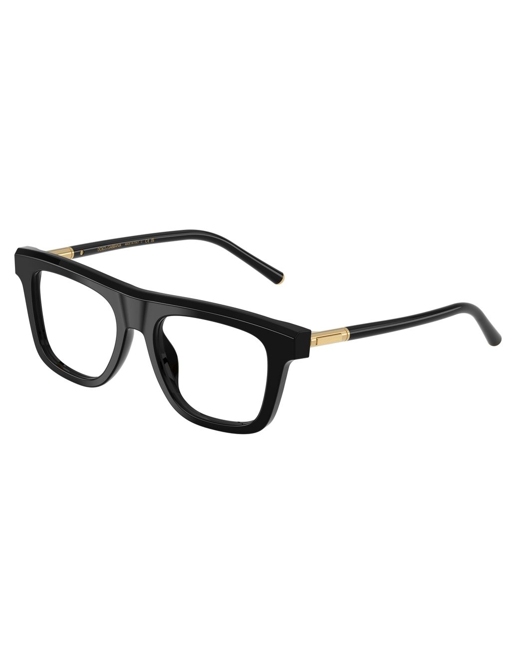 Dolce & Gabbana Black Dg3434 501 Optical Frames Acetate Squared Normal for men