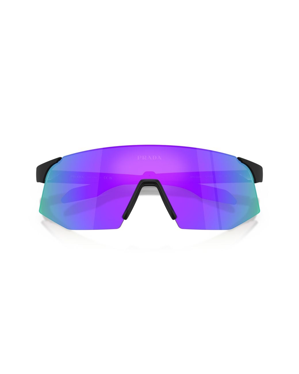 Prada Linea Rossa Black Ps C03Su 12P60Z Sunglasses Injected Geometric Normal for men