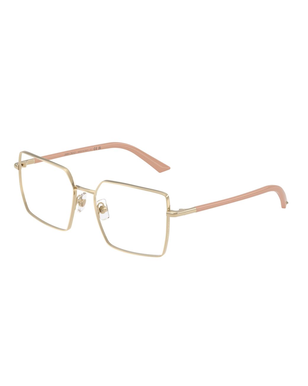 Jimmy Choo Black Jc2022 3027 Optical Frames Metal Transparent Squared Normal