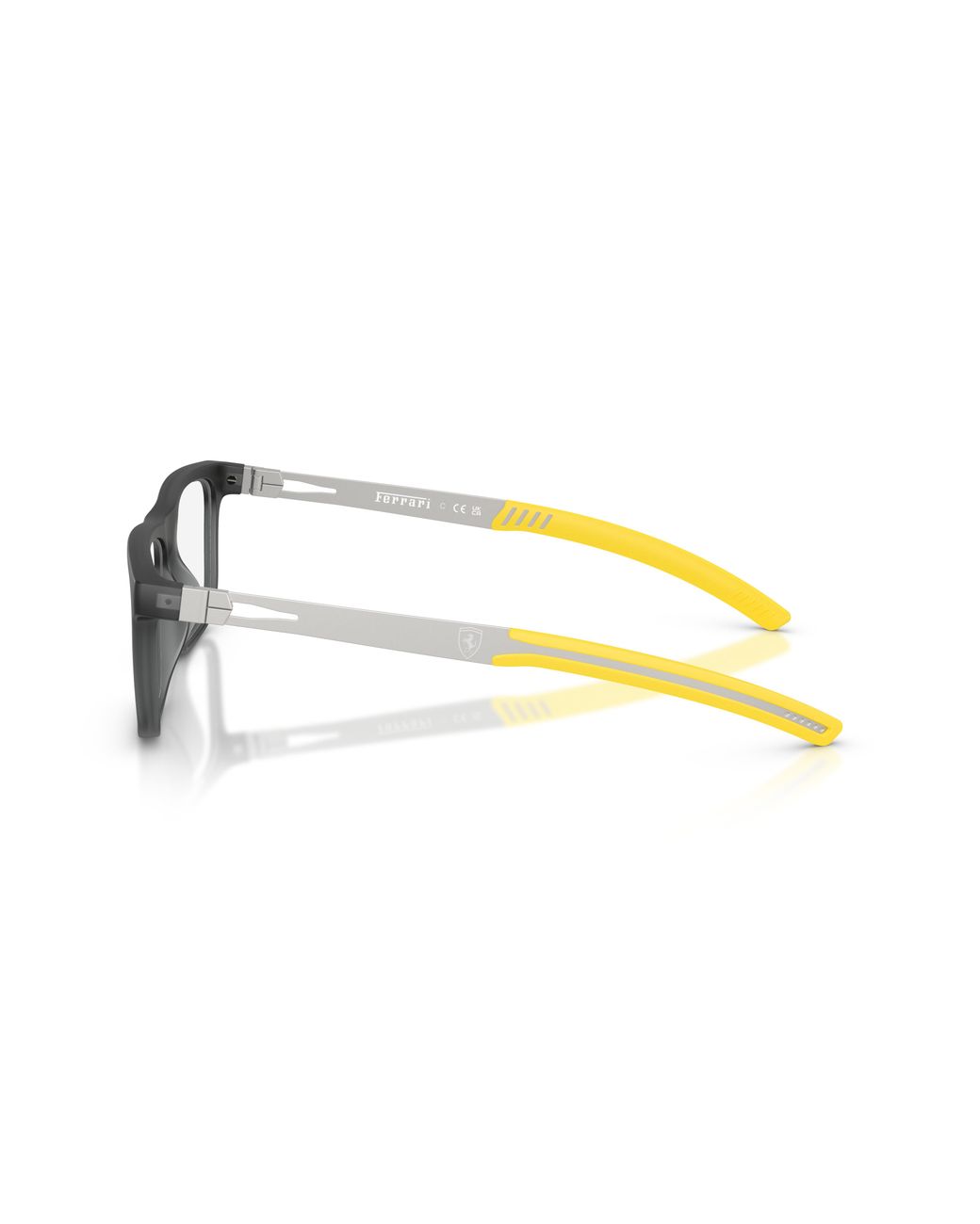 FERRARI SCUDERIA Black Fz8026U 531 Optical Frames Injected Transparent Pillow Normal for men