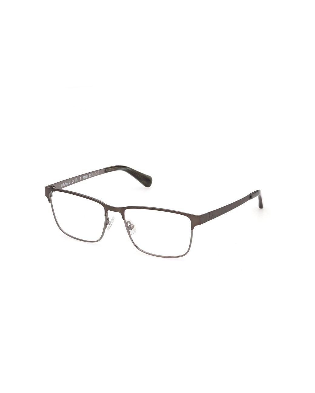Timberland Black Tb50036 97 Optical Frames Metal Squared Normal for men
