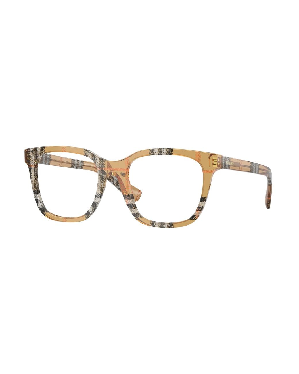 Burberry Black Be2455 4163 Optical Frames Acetate Transparent Squared Normal