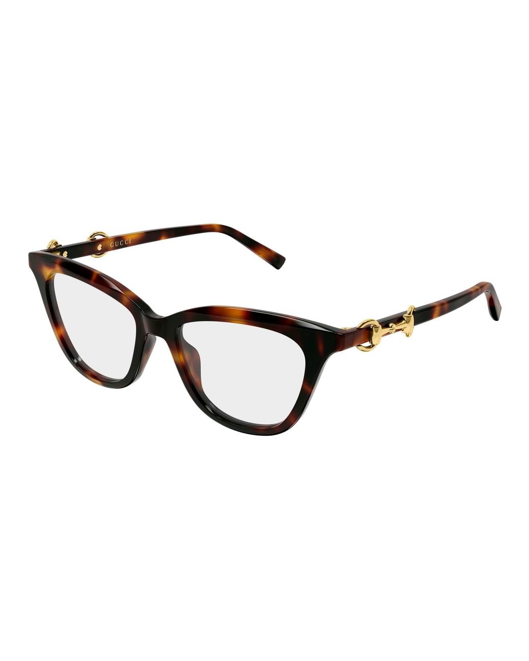 Gucci Black Gg2218O 006 Optical Frames Acetate Transparent Cat Eye
