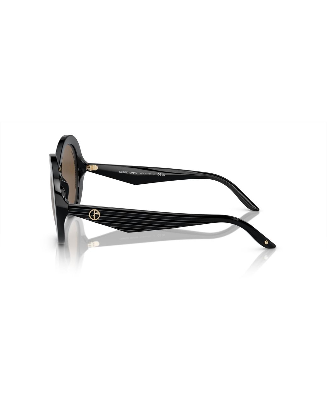 Giorgio Armani Black Ar8204 500173 Sunglasses Injected Round Normal