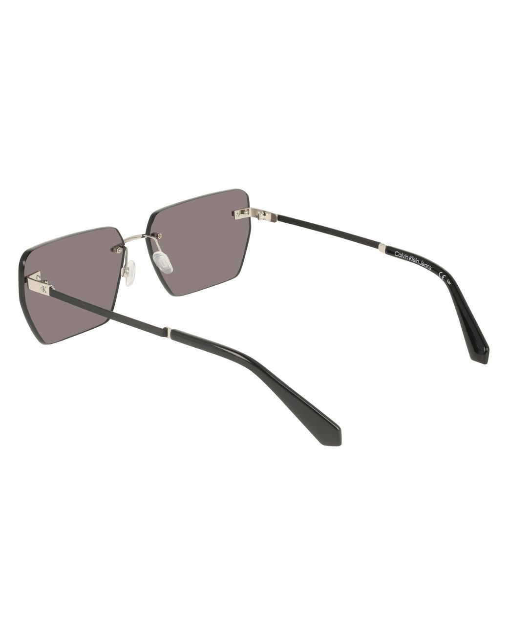 Calvin Klein Black Ckj25207S 043 Sunglasses Metal Squared Normal