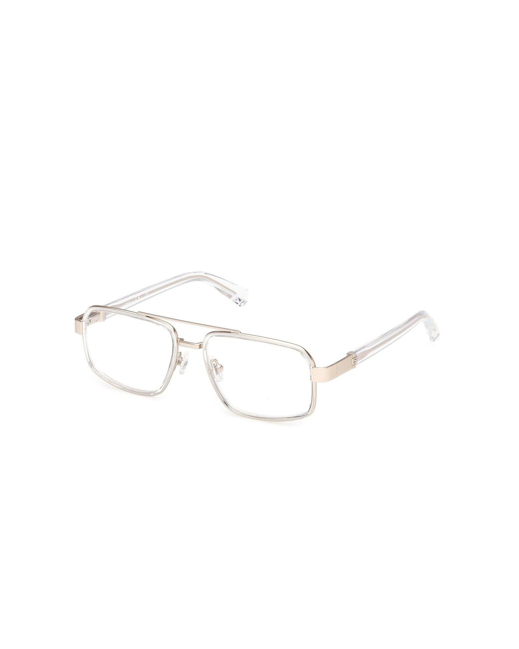 Guess Black Gu50372 026 Optical Frames Metal Squared Normal for men
