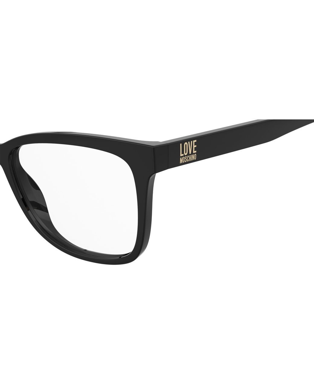 Moschino Black Mol660 807 Optical Frames Acetate Squared Normal