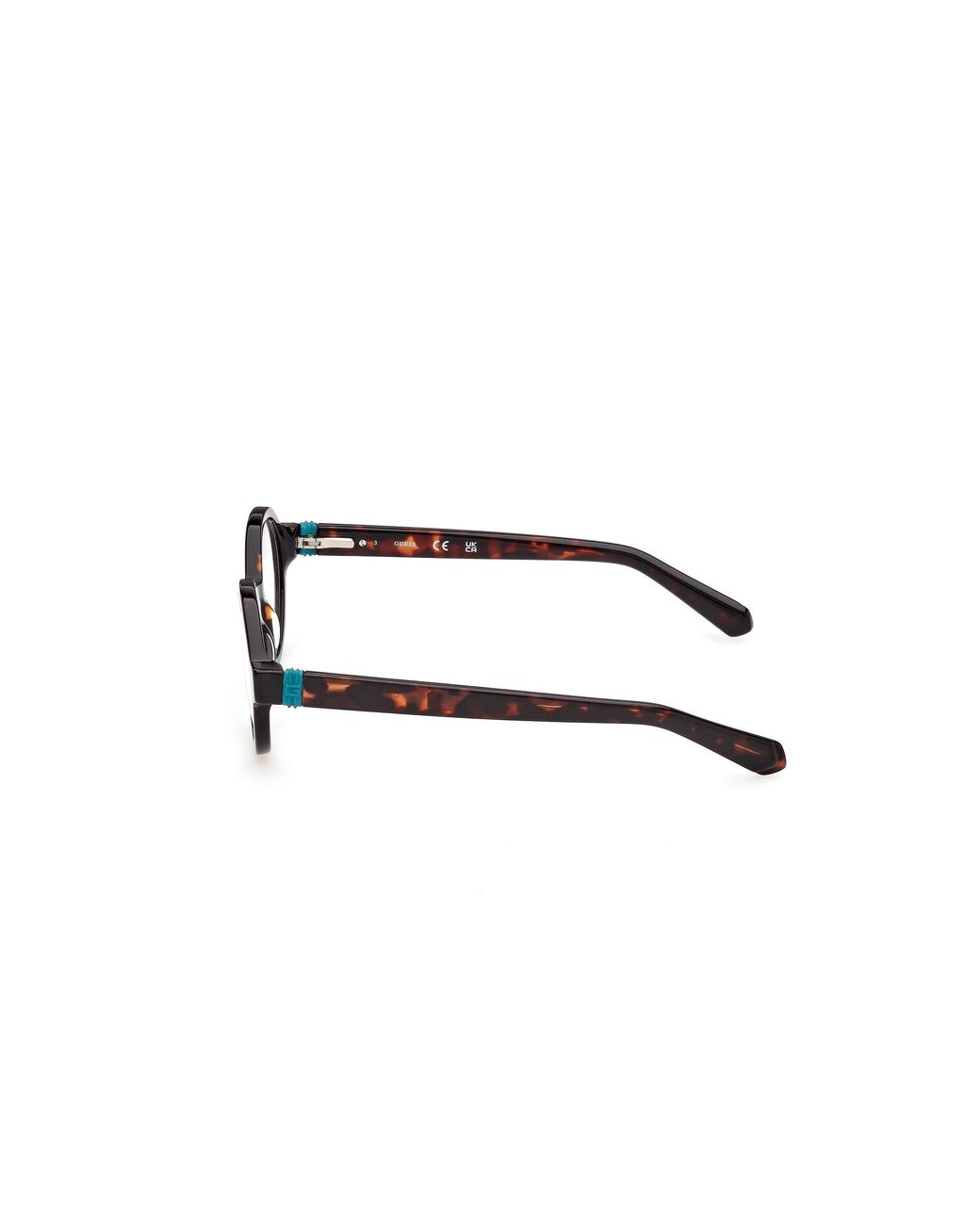 Guess Black Gu50394 52 Optical Frames Acetate Round Normal