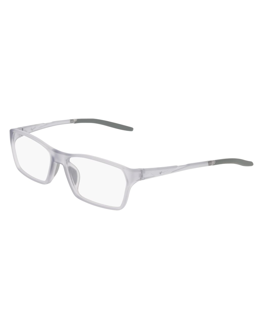 Nike Black 7410 030 Optical Frames Bio-Injected Squared Normal for men