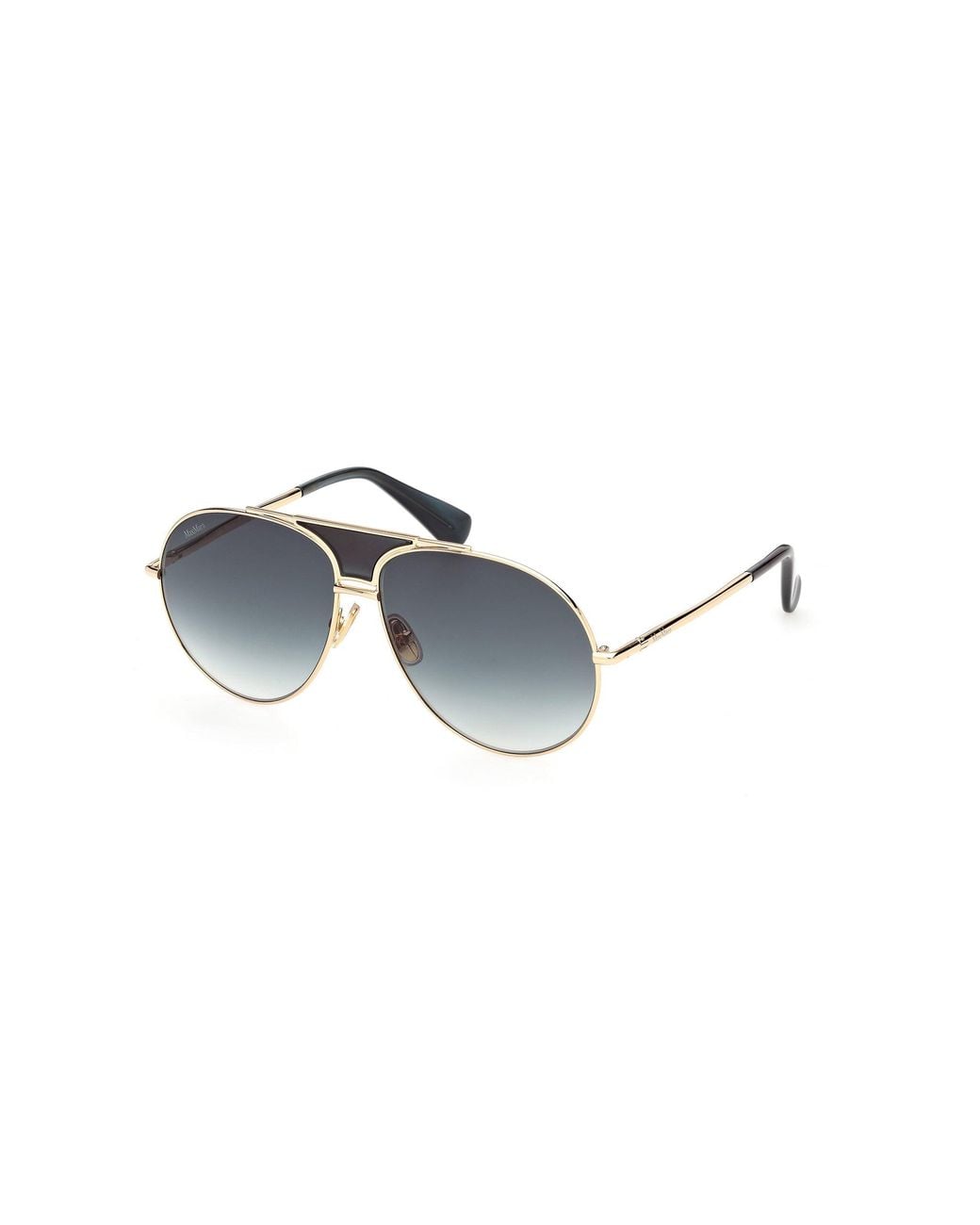 Max Mara Black Mm0215 30P Sunglasses Acetate Pilot Normal