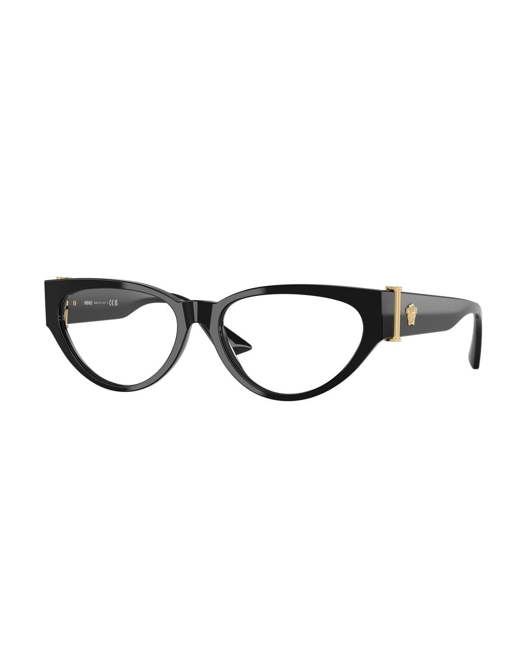 Versace Black Ve3366 Gb1 Optical Frames Acetate Cat Eye Normal