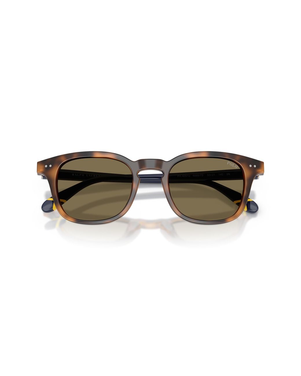 Polo Ralph Lauren Black Ph4251U 608973 Sunglasses Acetate Pantos Normal for men