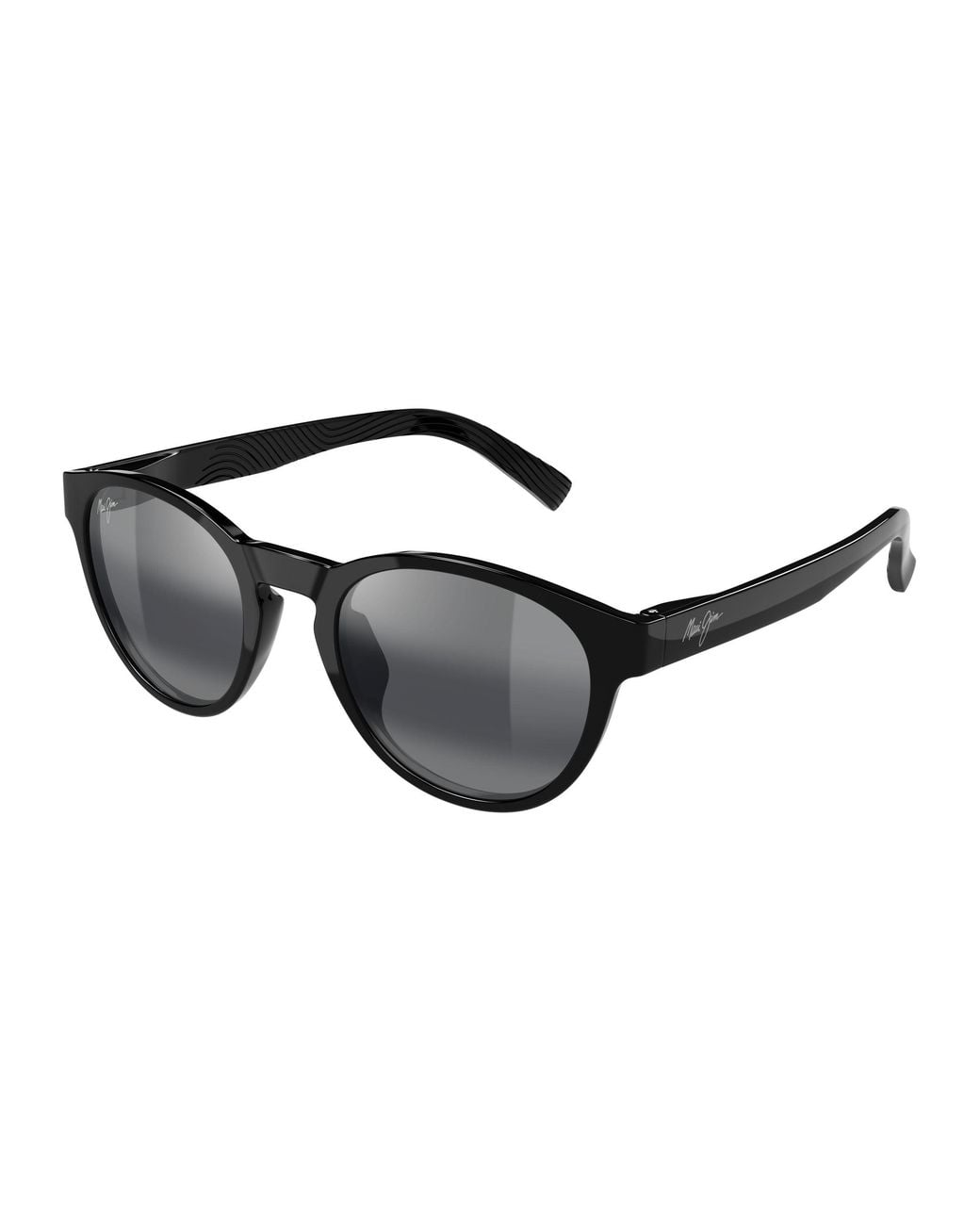 Maui Jim Black Mj0364S 001 Sunglasses Bio-Injected Round