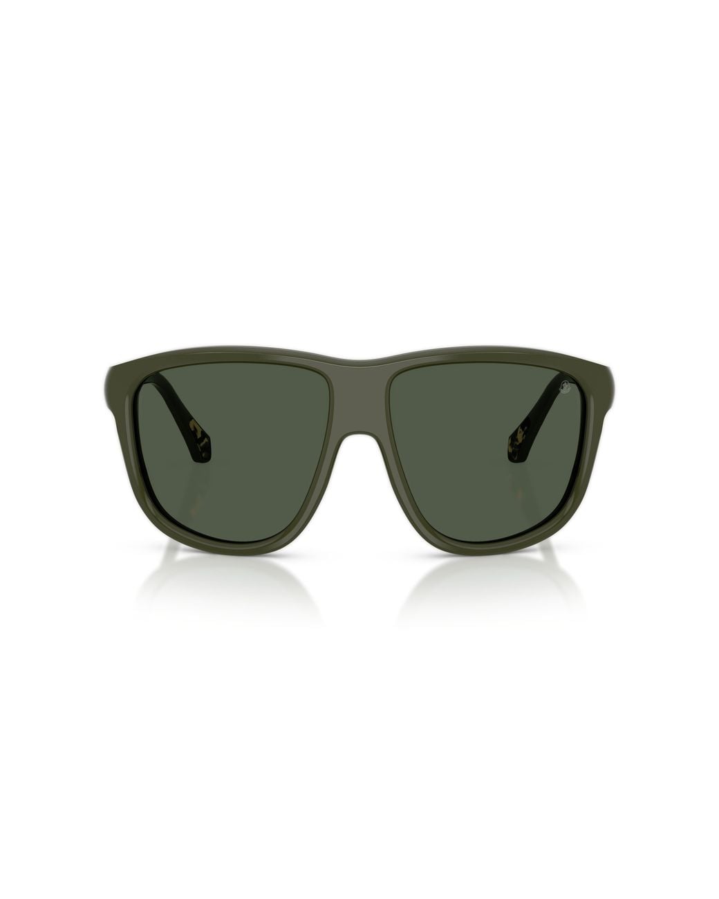 Moncler Green Me6032U 30529A Sunglasses Acetate Squared Polarized