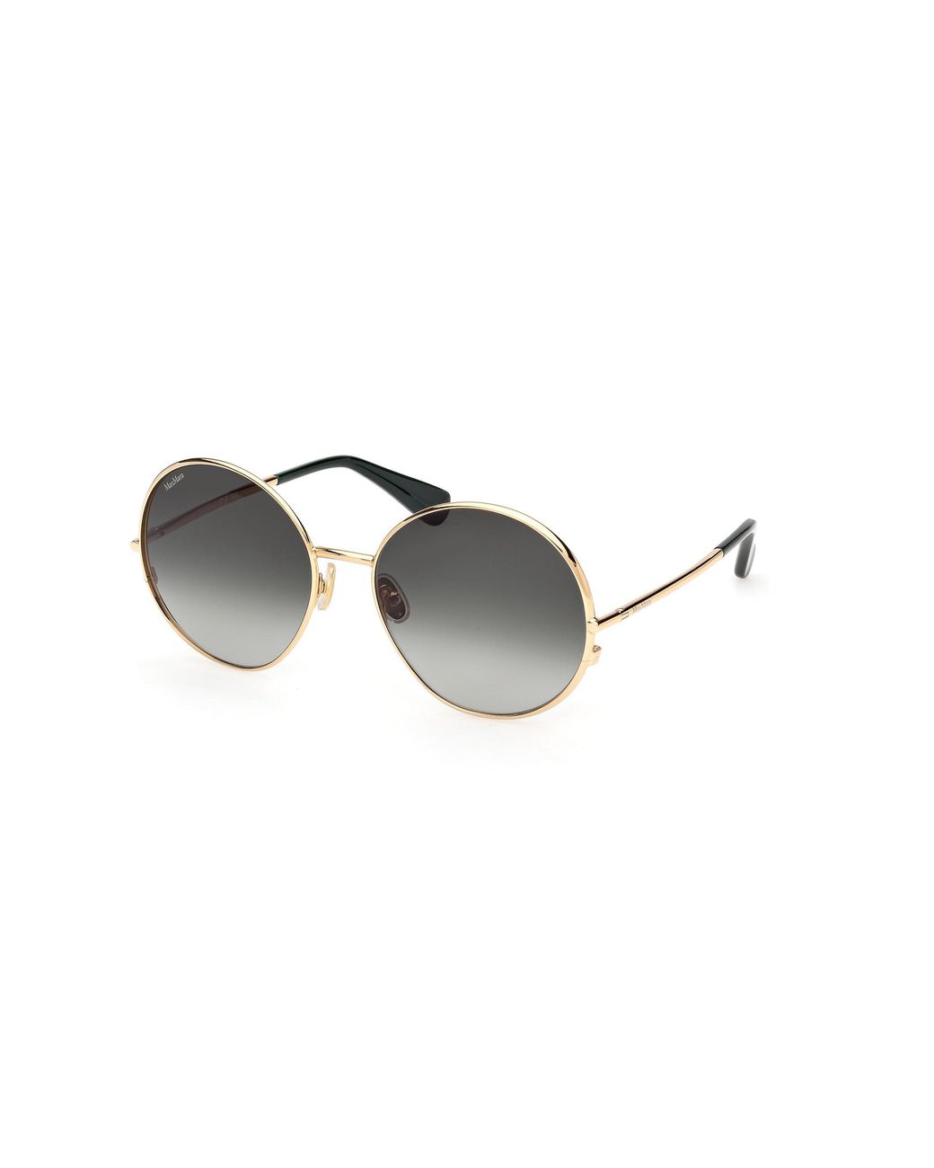 Max Mara Black Mm0191 32A Sunglasses Metal Round Normal