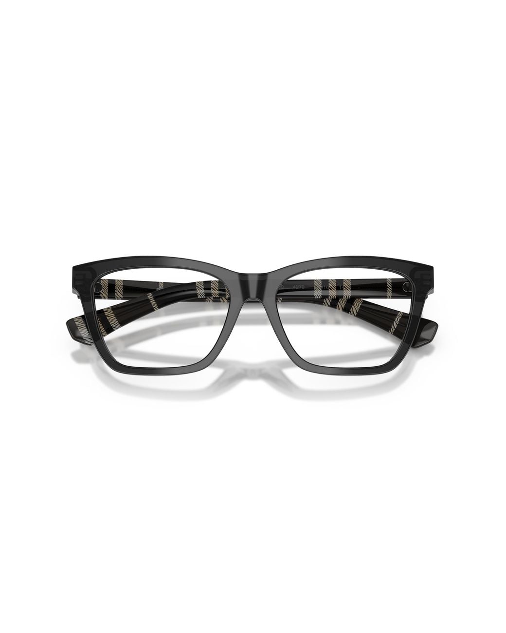Burberry Black Be2440 4270 Optical Frames Acetate Transparent Squared Normal