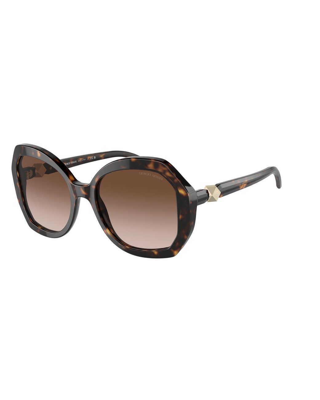 Giorgio Armani Black Ar8180 502613 Sunglasses Acetate Pilot Normal Shaded
