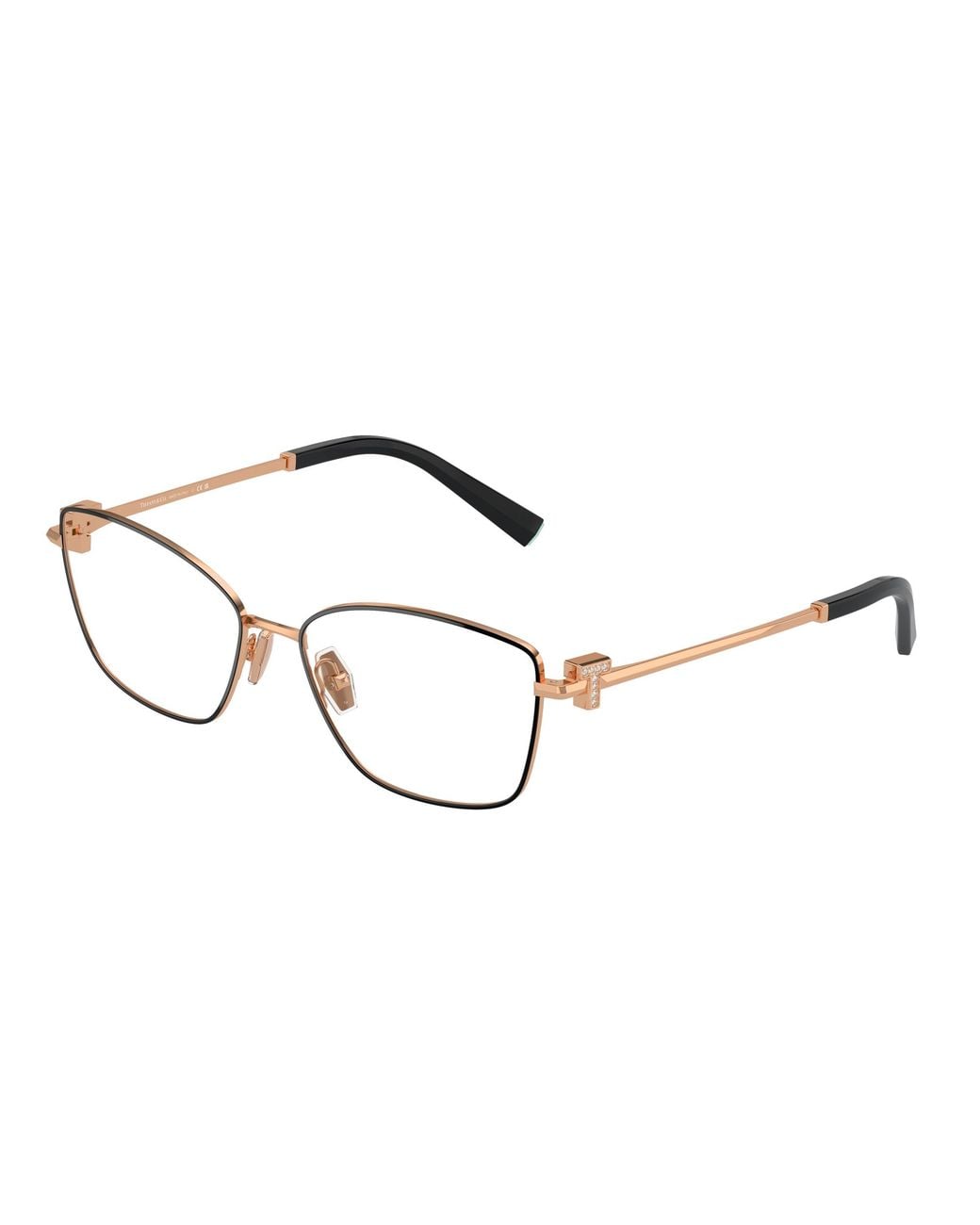 Tiffany & Co Black Tf1160B 6162 Optical Frames Steel Butterfly Normal