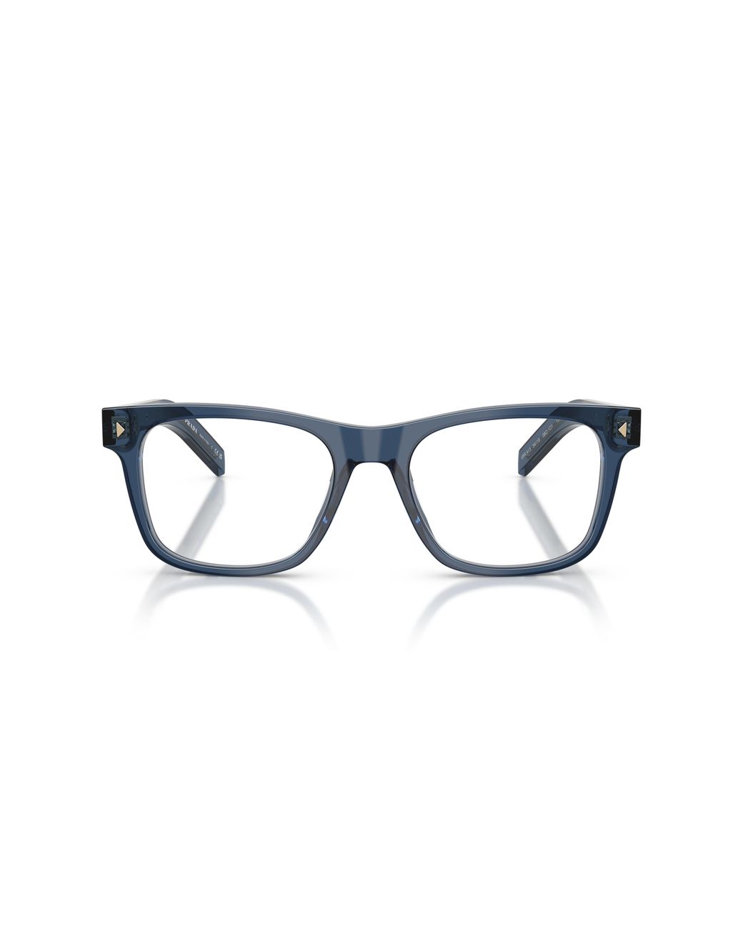 Prada Black Pr A13V 08Q1O1 Optical Frames Acetate Pillow Normal for men