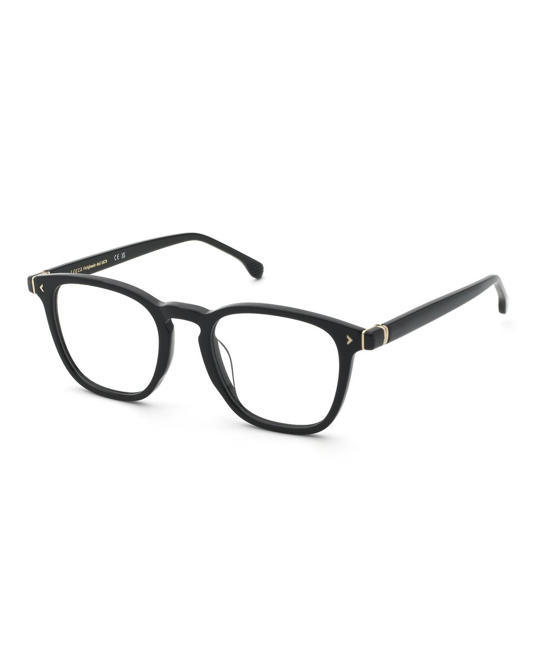 Lozza Black Vl4389 Pescara 3 700 Optical Frames Acetate Pantos for men
