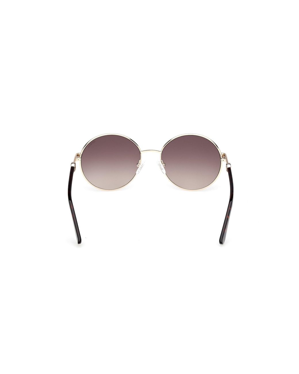 Guess Black Gu00260 32G Sunglasses Metal Round Normal
