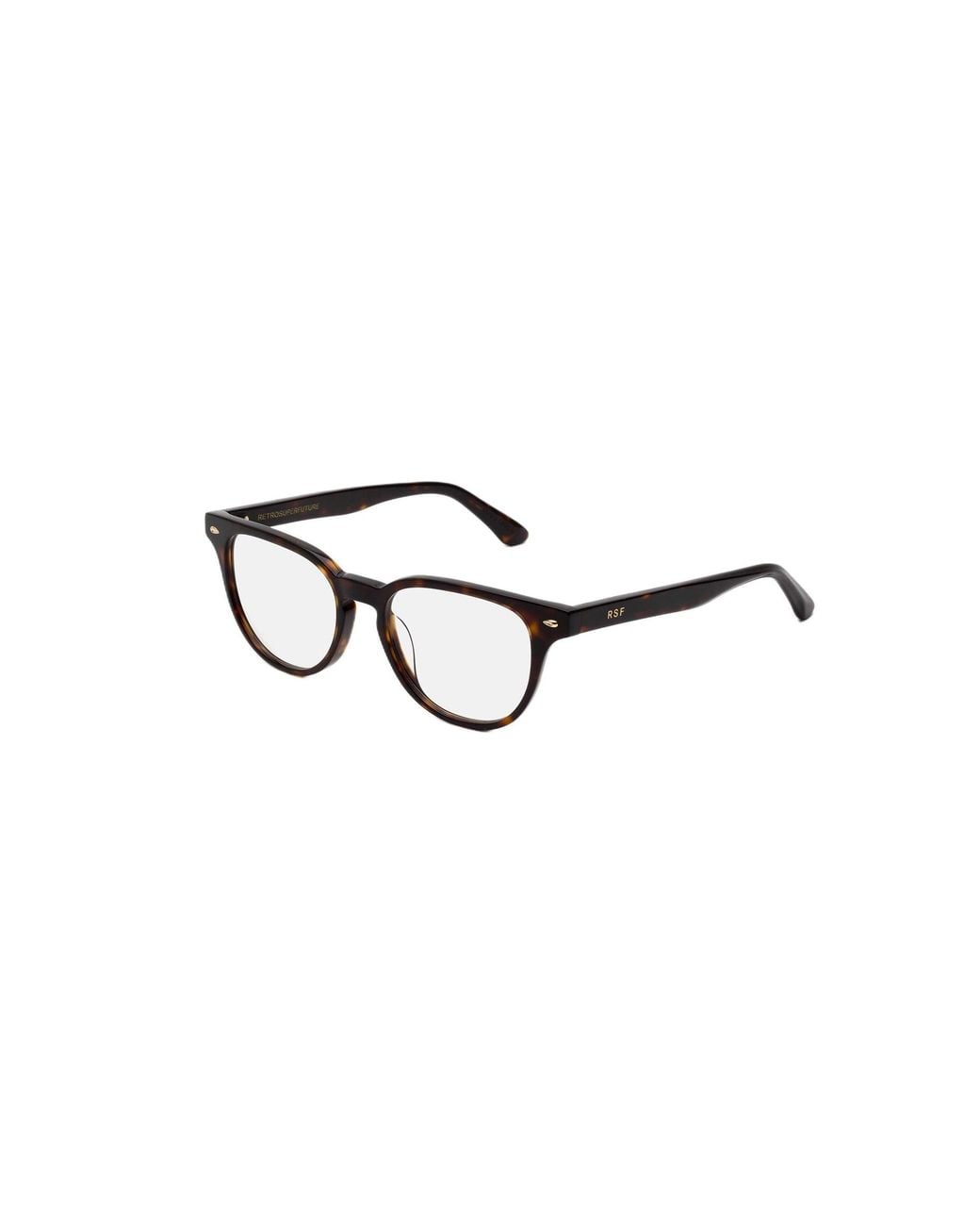 Retrosuperfuture Black Doo Numero 162 Maculato Optical Frames Acetate Round