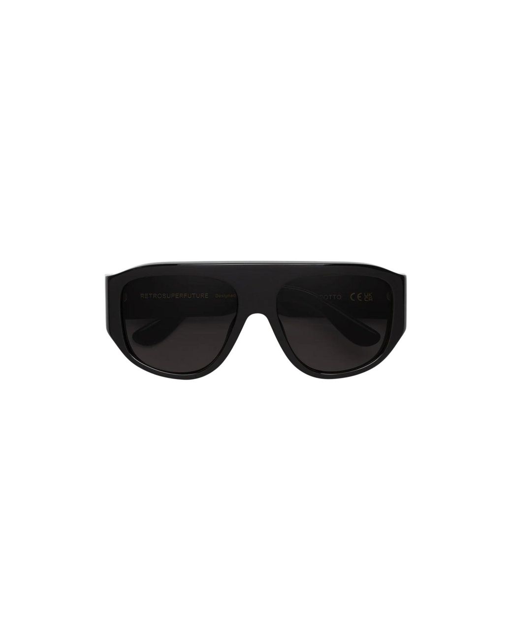 Retrosuperfuture Black Xio Biscotto Sunglasses Acetate Geometric