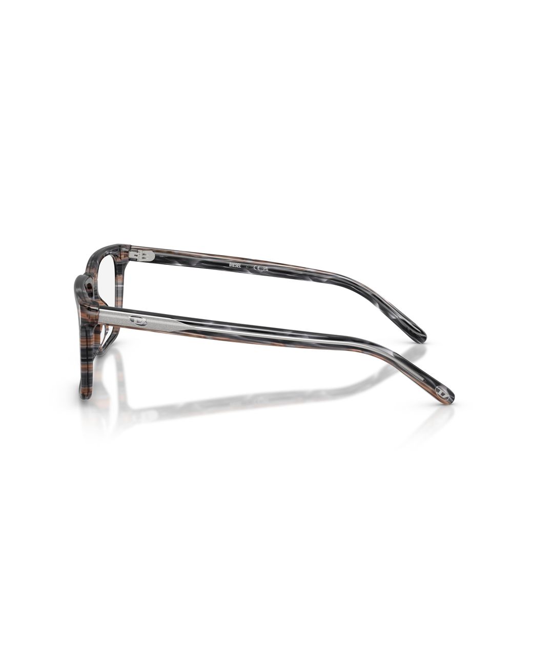 DIESEL Black Dl4018U 2039 Optical Frames Acetate Transparent Squared Normal