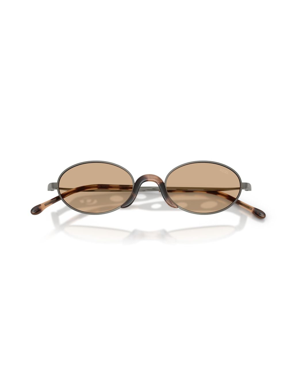 DIESEL Black Dl1023T 1049/8 Sunglasses Titanium Round Normal