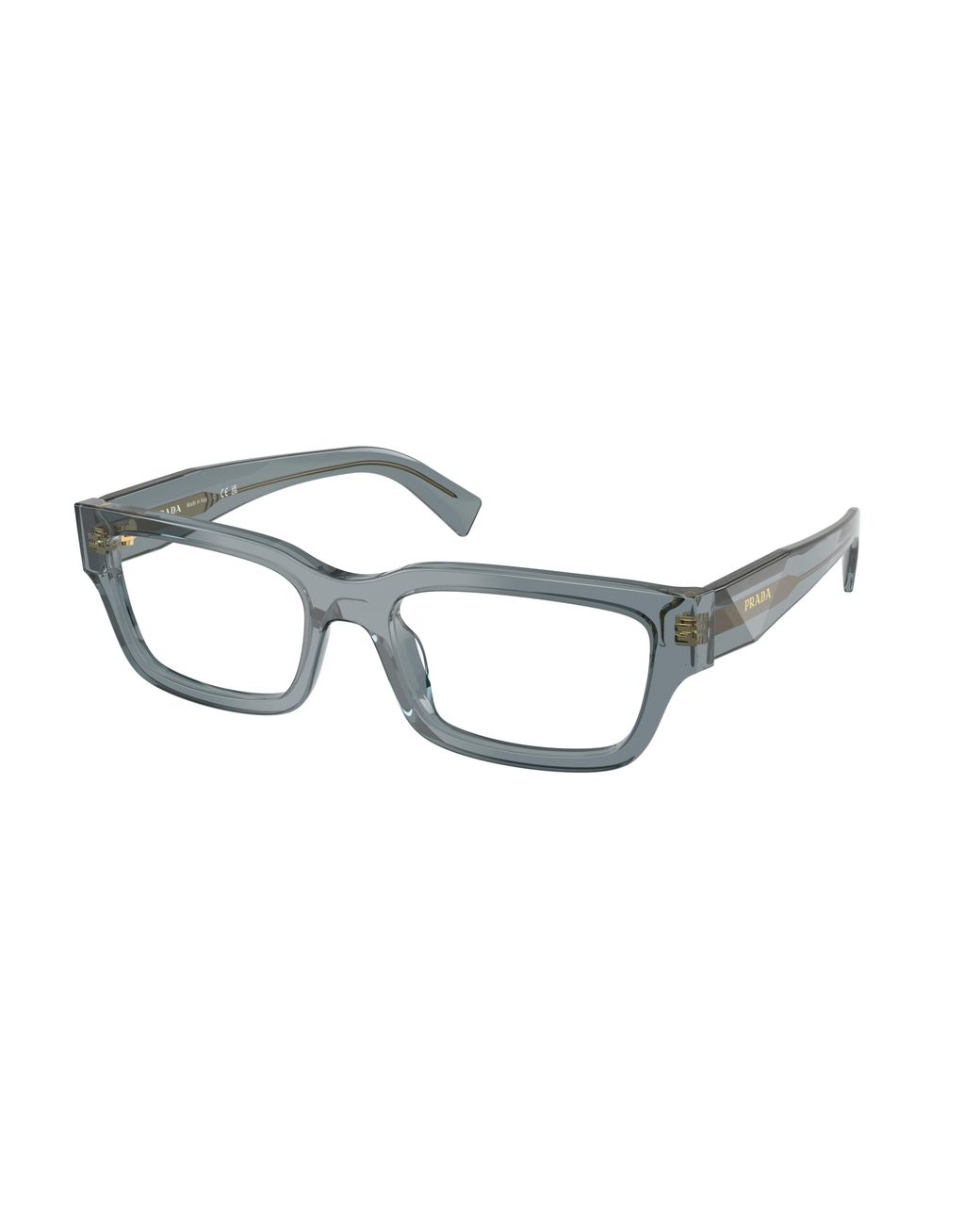 Prada Black Pr C02V 17T1O1 Optical Frames Acetate Pillow Normal for men