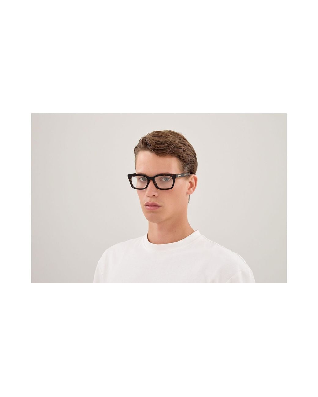 Gucci Black Gg2249O 002 Optical Frames Acetate Transparent Squared for men