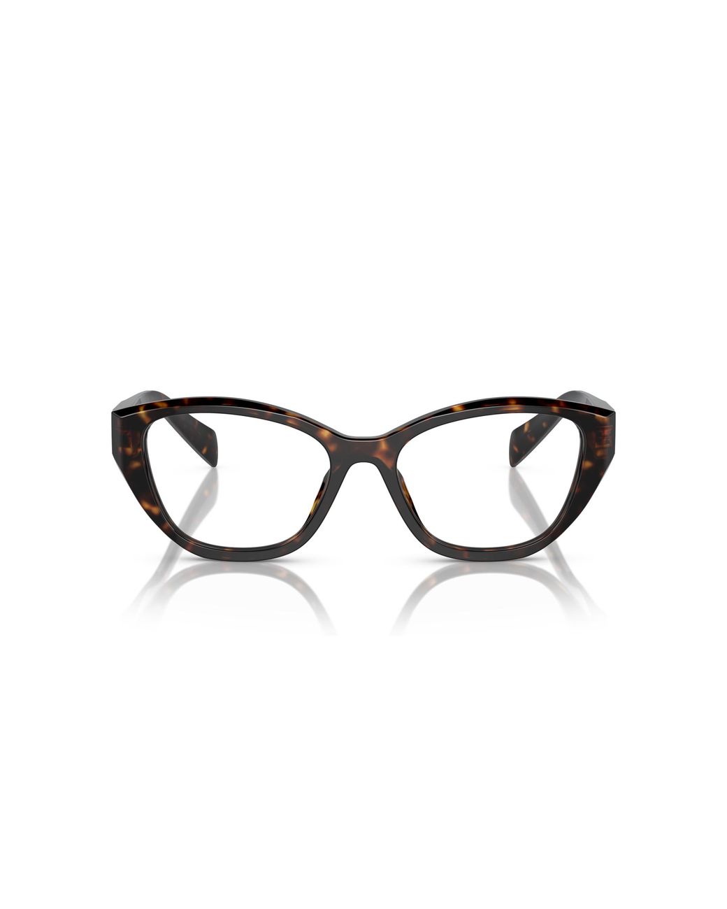 Prada Black Pr 21Zv 19J1O1 Optical Frames Acetate Transparent Geometric Normal