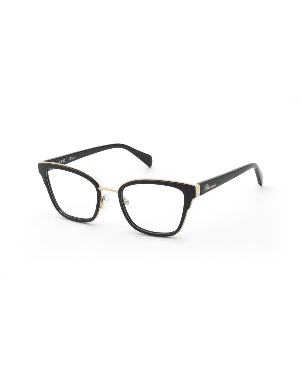 Blumarine Black Vbm899S 300 Optical Frames Metal Cat Eye