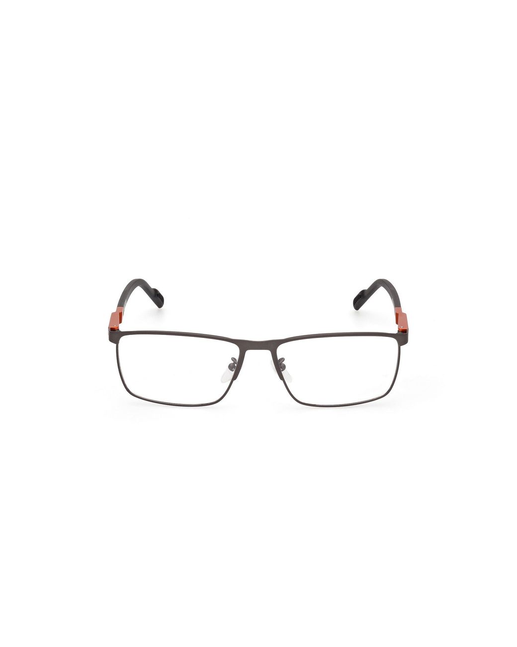 Adidas Originals Black Sp5084-H 02A Optical Frames Metal Squared Normal for men