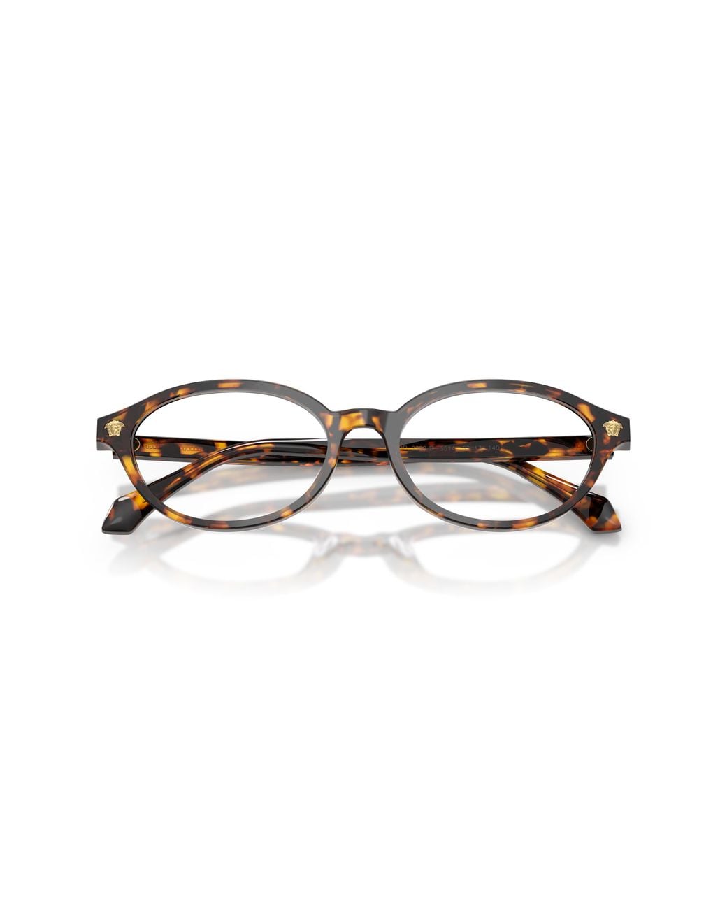 Versace Black Ve3393D 5514 Optical Frames Acetate Transparent Round Normal
