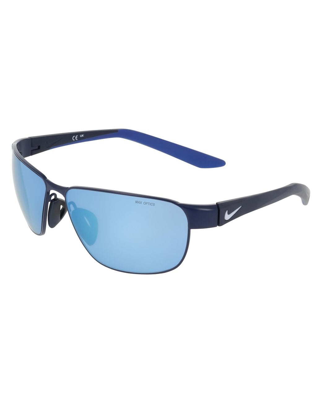 Nike Black Rabid Valor Iz5853X 410 Sunglasses Metal Squared Normal for men