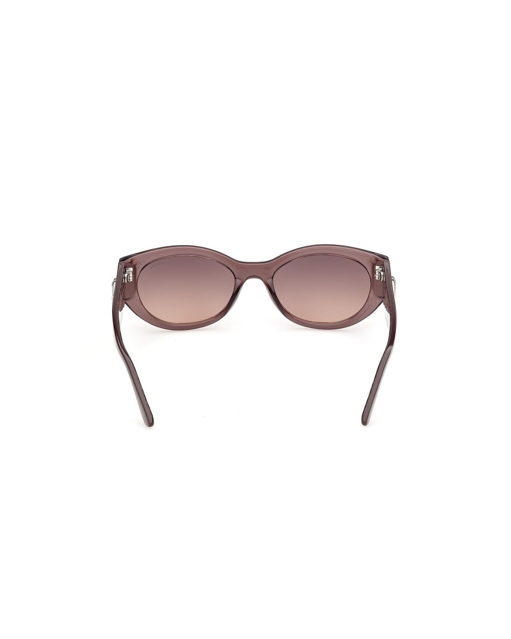 Guess Black Gu00362 48F Sunglasses Injected Round Normal