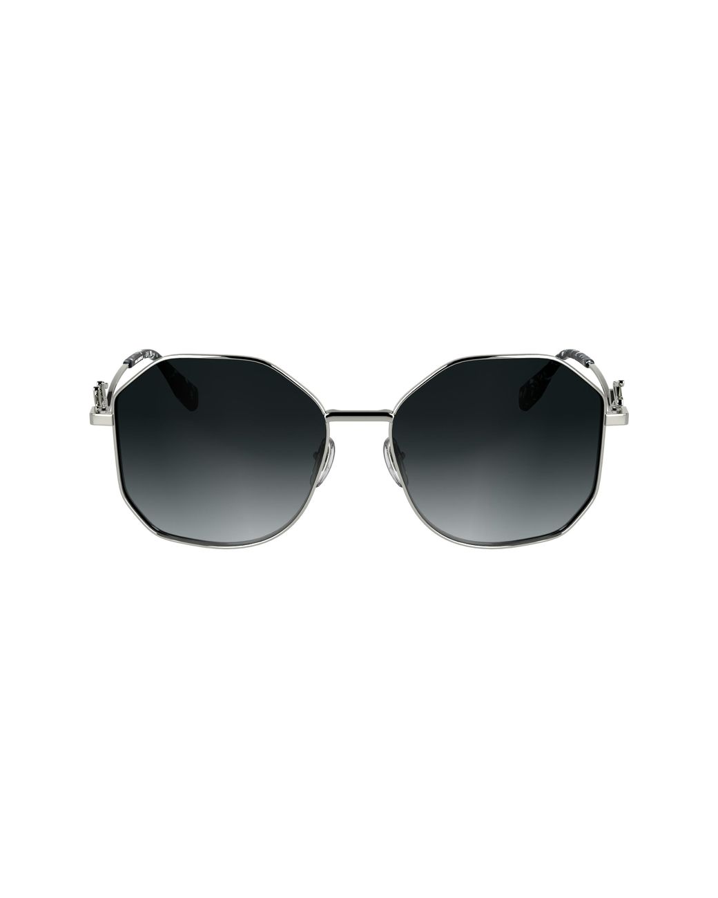 Karl Lagerfeld Black Kl358S 040 Sunglasses Metal Squared Normal
