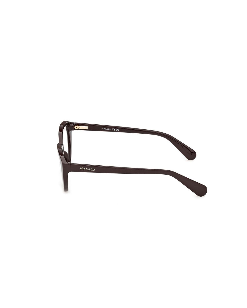 MAX&Co. Black Mo5243 48 Optical Frames Injected Round Normal
