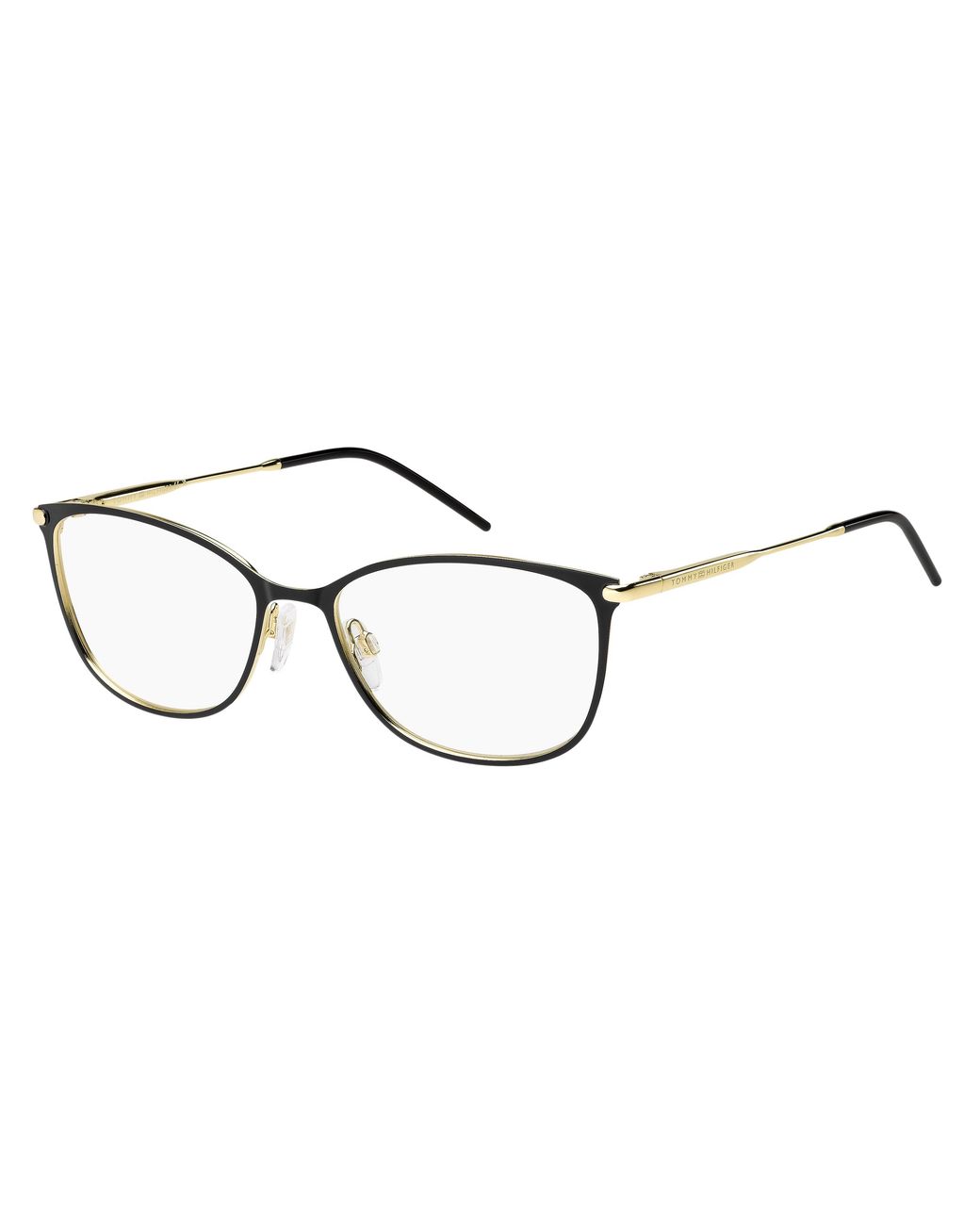 Tommy Hilfiger Black Th 1637 2M2 Optical Frames Steel Cat Eye