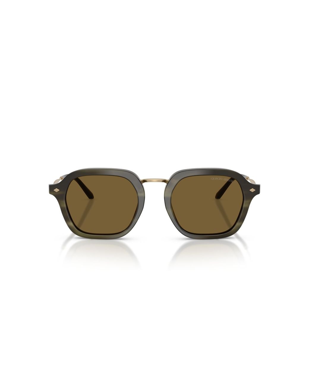 Giorgio Armani Black Ar6190 616873 Sunglasses Metal Squared Normal for men