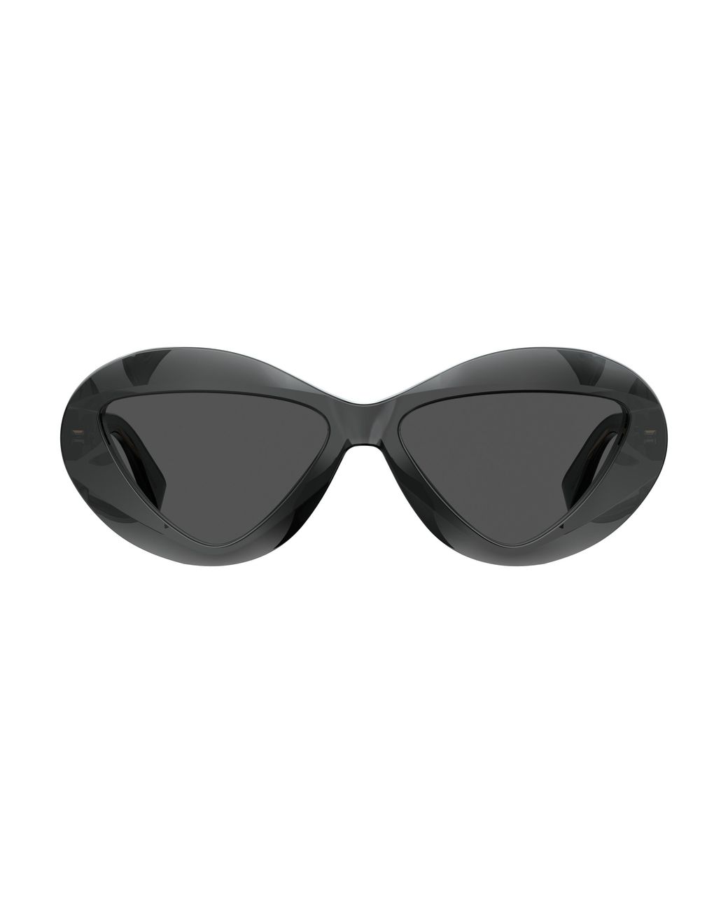 Moschino Black Mos076/S Kb7/Ir Sunglasses Acetate Round