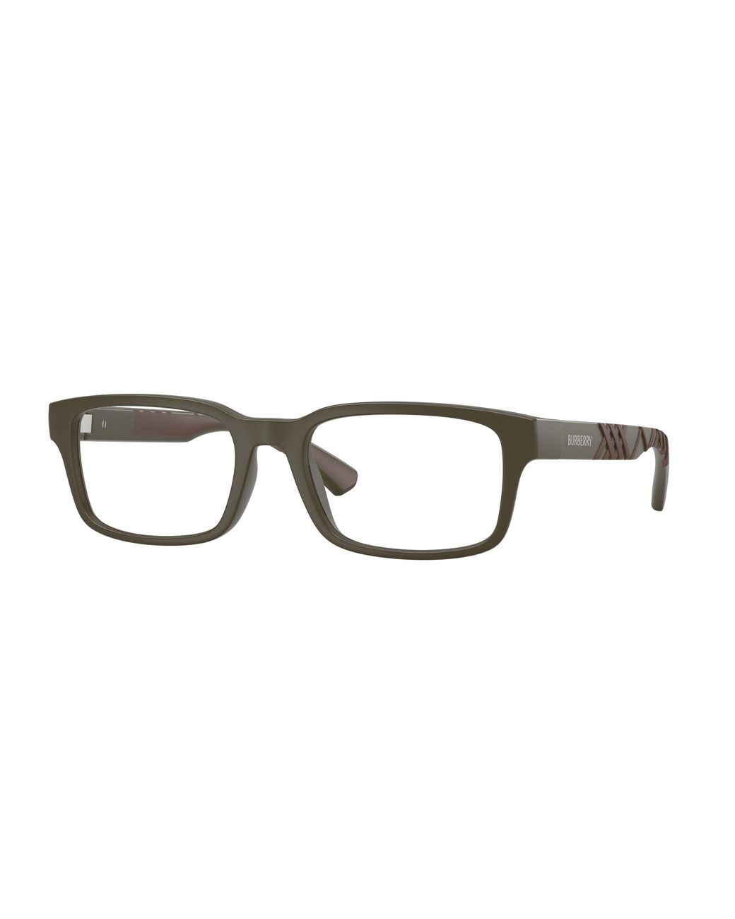 Burberry Black Be2463U 4263 Optical Frames Injected Transparent Squared Normal for men