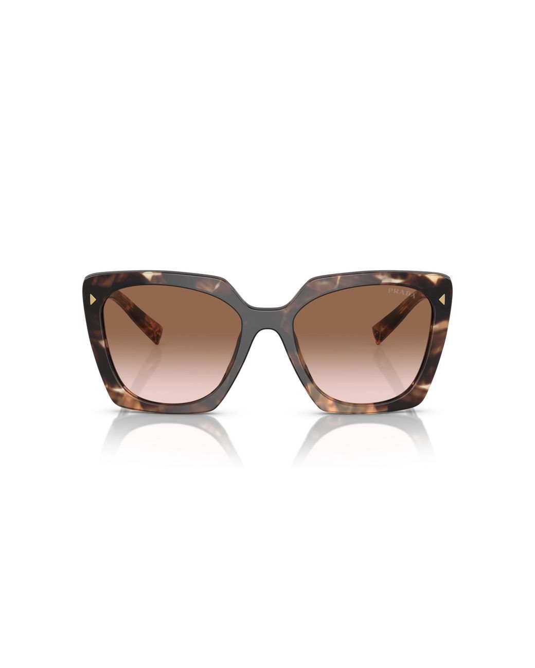 Prada Black Pr 23Zs 07R0A6 Sunglasses Acetate Squared Normal Shaded