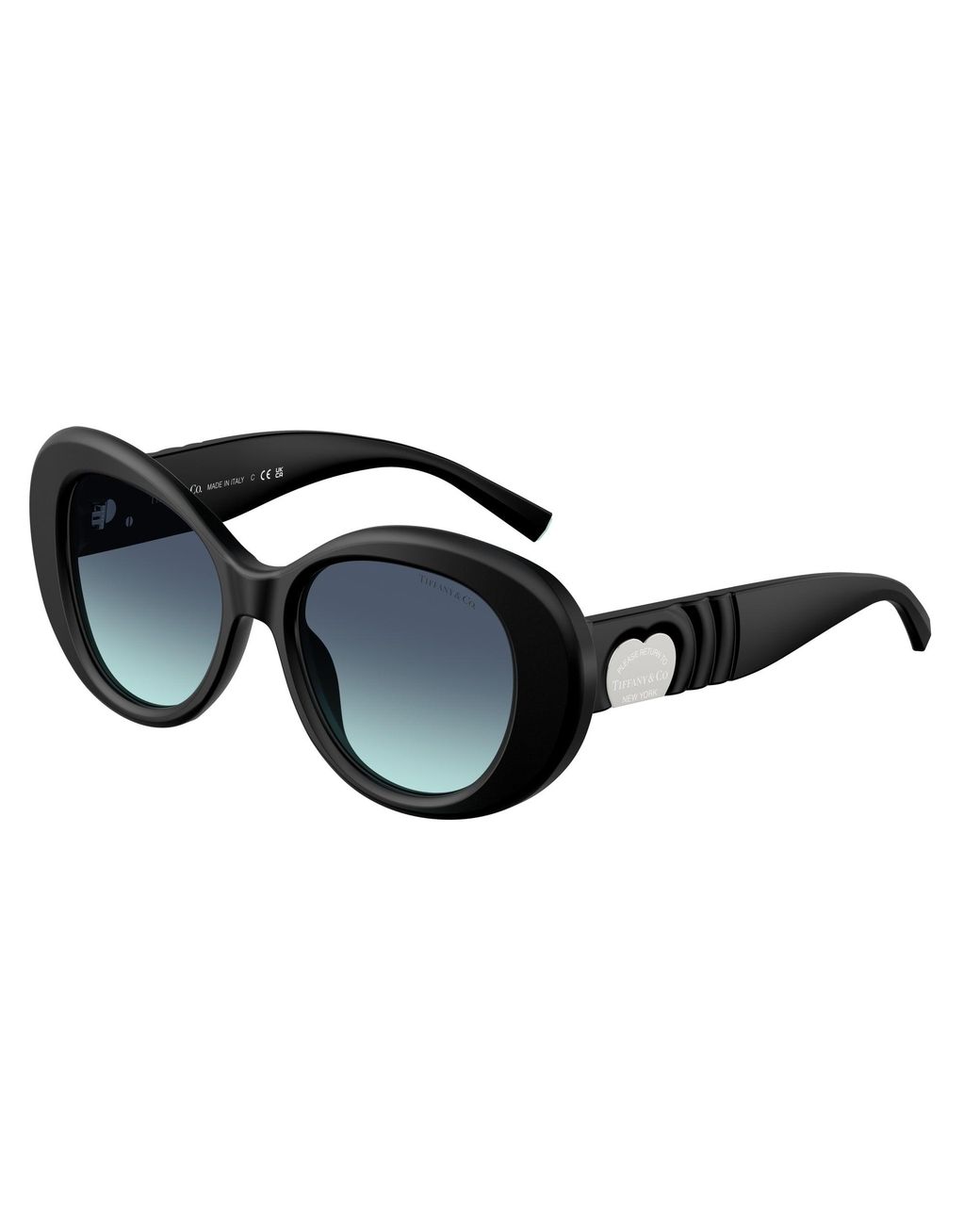Tiffany & Co Black Tf4228 84259S Sunglasses Acetate Round Normal Shaded