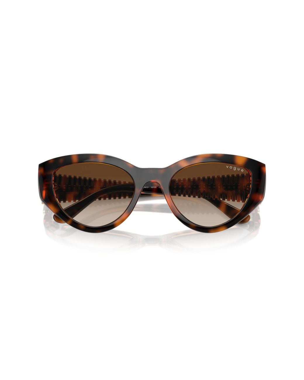 Vogue Eyewear Black Vo5566S W65613 Sunglasses Nylon Cat Eye Normal Shaded