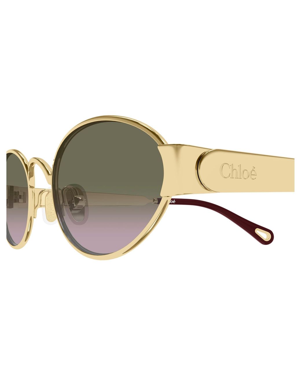 Chloé Black Ch0355S 004 Sunglasses Metal Round