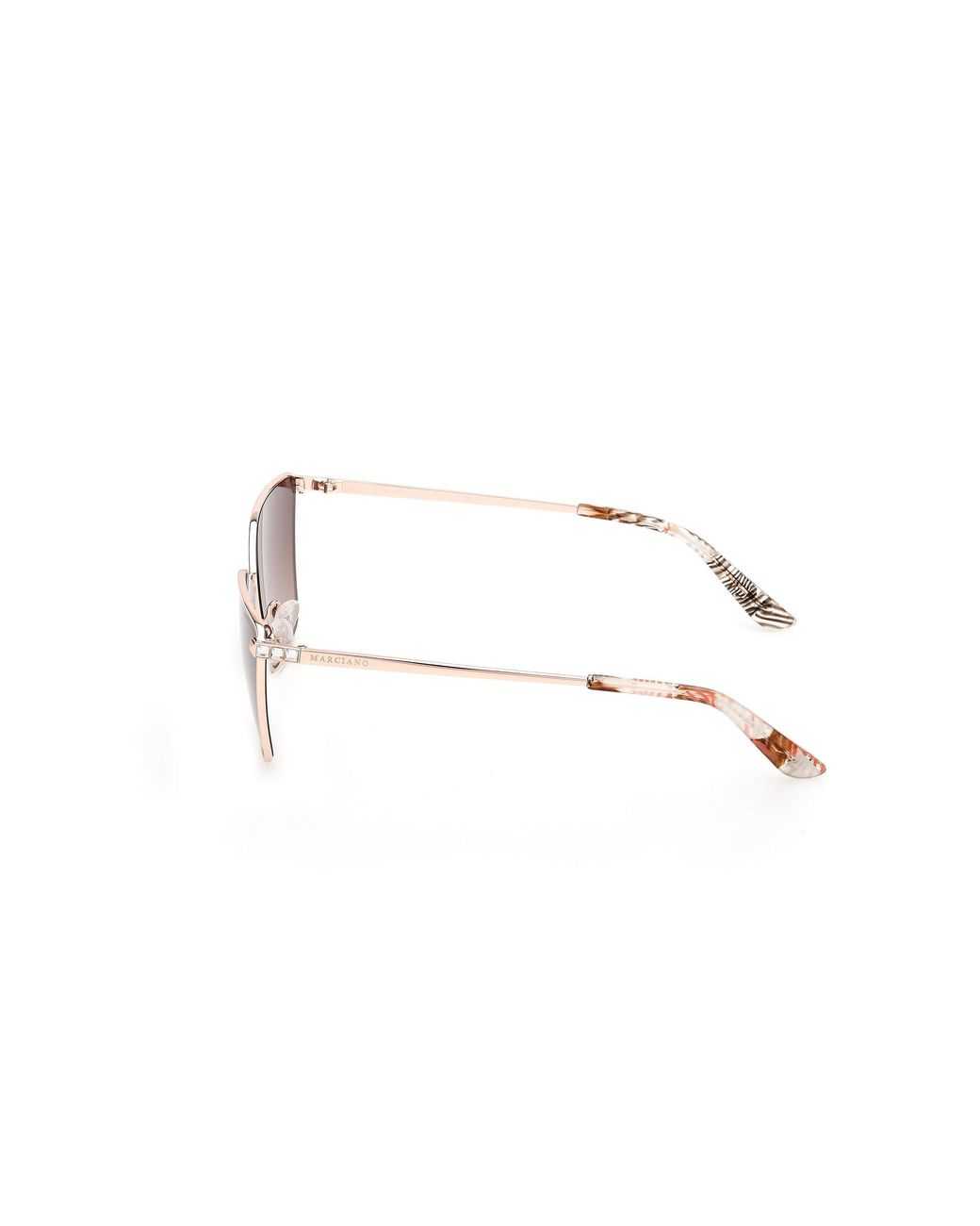 Guess Black Gm00023 28F Sunglasses Metal Cat Eye Normal