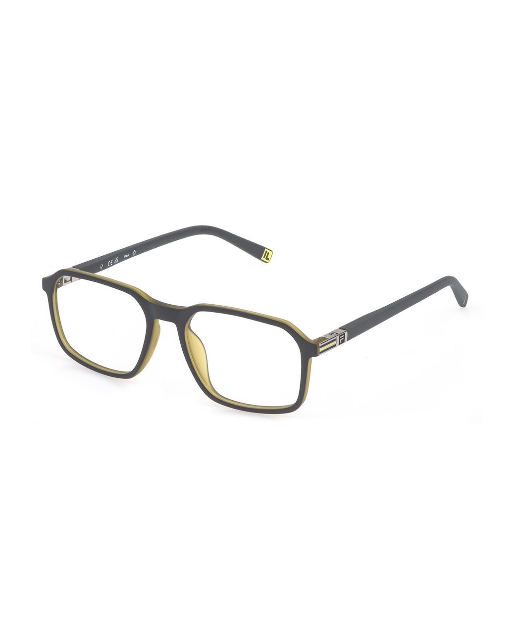 Fila Black Vfid15 0Kau Optical Frames Injected Squared for men